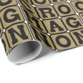 Cro-Magnon, frühe moderne Menschen Geschenkpapier (Rolleneckpunkt)