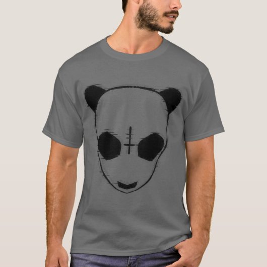 Cro Rapper Maske lustig T-Shirt (Vorderseite)