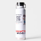 CRO@ Wasserflasche Trinkflasche (Rückseite)