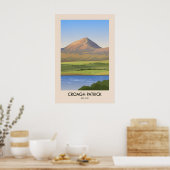 Croagh Patrick Irland Reiseplakat Poster (Küche)