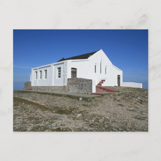 Croagh Patrick Kirche Postkarte (Vorderseite)