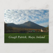 Croagh Patrick, Mayo Irland Postkarte (Vorderseite)