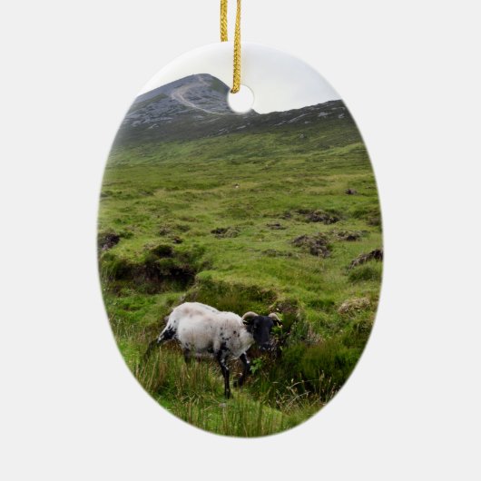 Croagh Patrick Verzierung Keramikornament (Hinten)