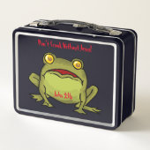 Croak nicht ohne Jesus! Metall Brotdose (Rückseite)