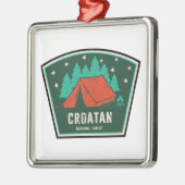 Croatan National Forest Camping Ornament Aus Metall (Links)