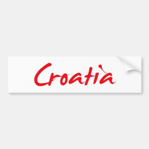 CROATIA AUTOAUFKLEBER