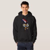 Croatia Bee Hoodie (Vorne ganz)