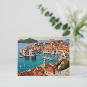 Croatia Dubrovnik Travel Feiertagspostkarte (Stehend Vorderseite)