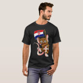 Croatia Fan Mouse T-Shirt (Vorne ganz)