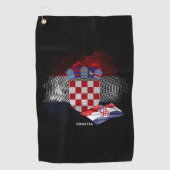 Croatia flag golfhandtuch (Vorderseite)