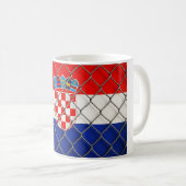 Croatia Flag Protection Kaffeetasse (VorderseiteRechts)