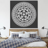 Croatia Hrvatska Kroatien Hrv Zagreb Split Flag Leinwanddruck (Insitu (Schlafzimmer))