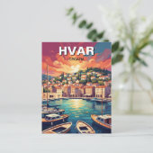 Croatia Hvar Postkarte (Stehend Vorderseite)