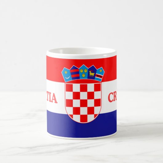 Croatia Map Coffee Scoop – Unique Travel Souvenir Verwandlungstasse (Mittel)