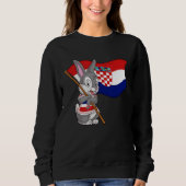 Croatia Rabbit Sweatshirt (Vorderseite)