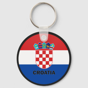 Croatia Roundel Qualitätsflagge Schlüsselanhänger