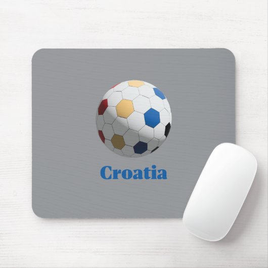 Croatia Soccer Mousepad (Mit Mouse)