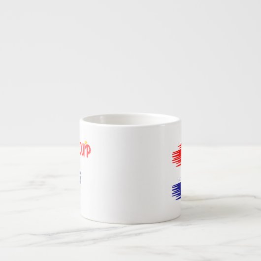 Croatia World Cup 2026 Mug – Proudly Croatian Desi Espressotasse (Vorderseite)