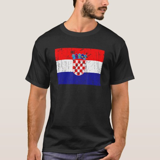 Croatian Croatia Flag Pride Croatian Flag T-Shirt (Vorderseite)