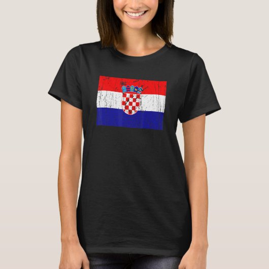 Croatian Croatia Flag Pride Croatian Flag T-Shirt (Vorderseite)