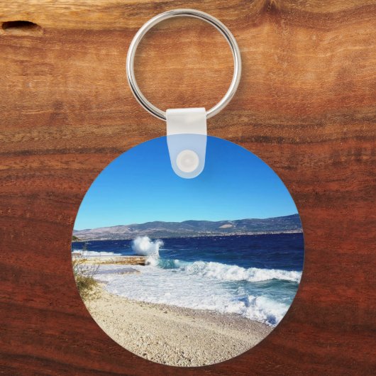 Croatian Kuna Coin Keychain–Customizable Backside Schlüsselanhänger (Rückseite)