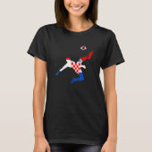 Croatian Soccer Player Hrvatska Soccer Team Croati T-Shirt (Vorderseite)