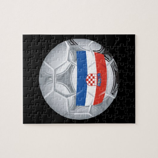 Croation Fußball Puzzle (Horizontal)