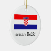 Croation Merry Christmas Ornament (Rechts)