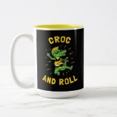 Croc and Roll Zweifarbige Tasse (Links)