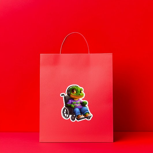 Croc auf Rädern Vinyl Sticker