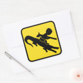 Croc Baby Hazard Quadratischer Aufkleber (Umschlag)