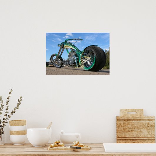 Croc Chopper Poster (Küche)