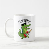 Croc N Roll Funny Crocodile Pub Kaffeetasse (Links)