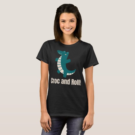 Croc und Roll! T-Shirt (Vorne ganz)