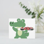 CrocDonalds Postkarte (Stehend Vorderseite)