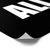 Crochet all das Funny Crocheting Poster (Ecke)