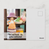 Crochet and cupcakes postkarte (Rückseite)