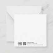 Crochet Ant Grußkarte Mitteilungskarte (Rückseite)