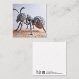 Crochet Ant Grußkarte Mitteilungskarte