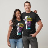 Crochet Artist Llama Aint Got Time For Drama Knitt T-Shirt (Unisex)