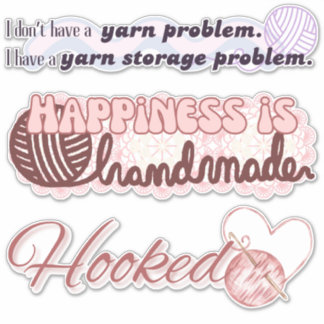 Crochet Autoaufkleber Aufkleber