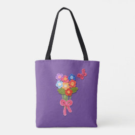Crochet Blume Schmetterling und Bow Tasche