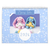 Crochet Bunny Calendar 2026 - Handmade Family Art Kalender (Titelbild)
