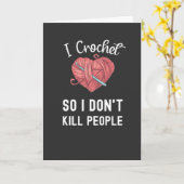 Crochet Cards Einfaches Garn Minimalistisch Croche Karte (Gelbe Blume)