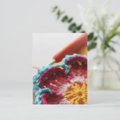 Crochet Cards Postkarte (Stehend Vorderseite)