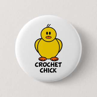 Crochet Chick Button