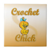 Crochet Chick Fliese (Vorderseite)