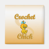 Crochet Chick Magnet (Vorne)