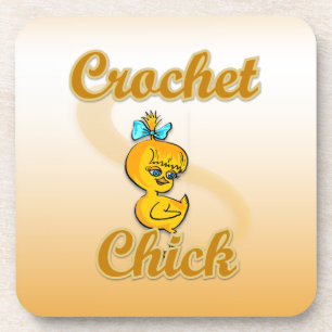 Crochet Chick Untersetzer