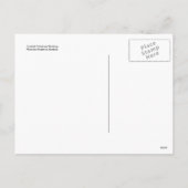 Crochet Christmas Strumpf Feiertagspostkarte (Rückseite)